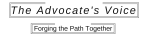 The Advocate's Voice logo