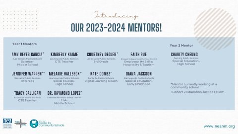 Introducing our 2023-2024 Mentors